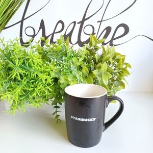 Starbucks Black Floral Coffee Mug